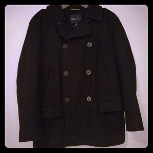 Nautica black peacoat